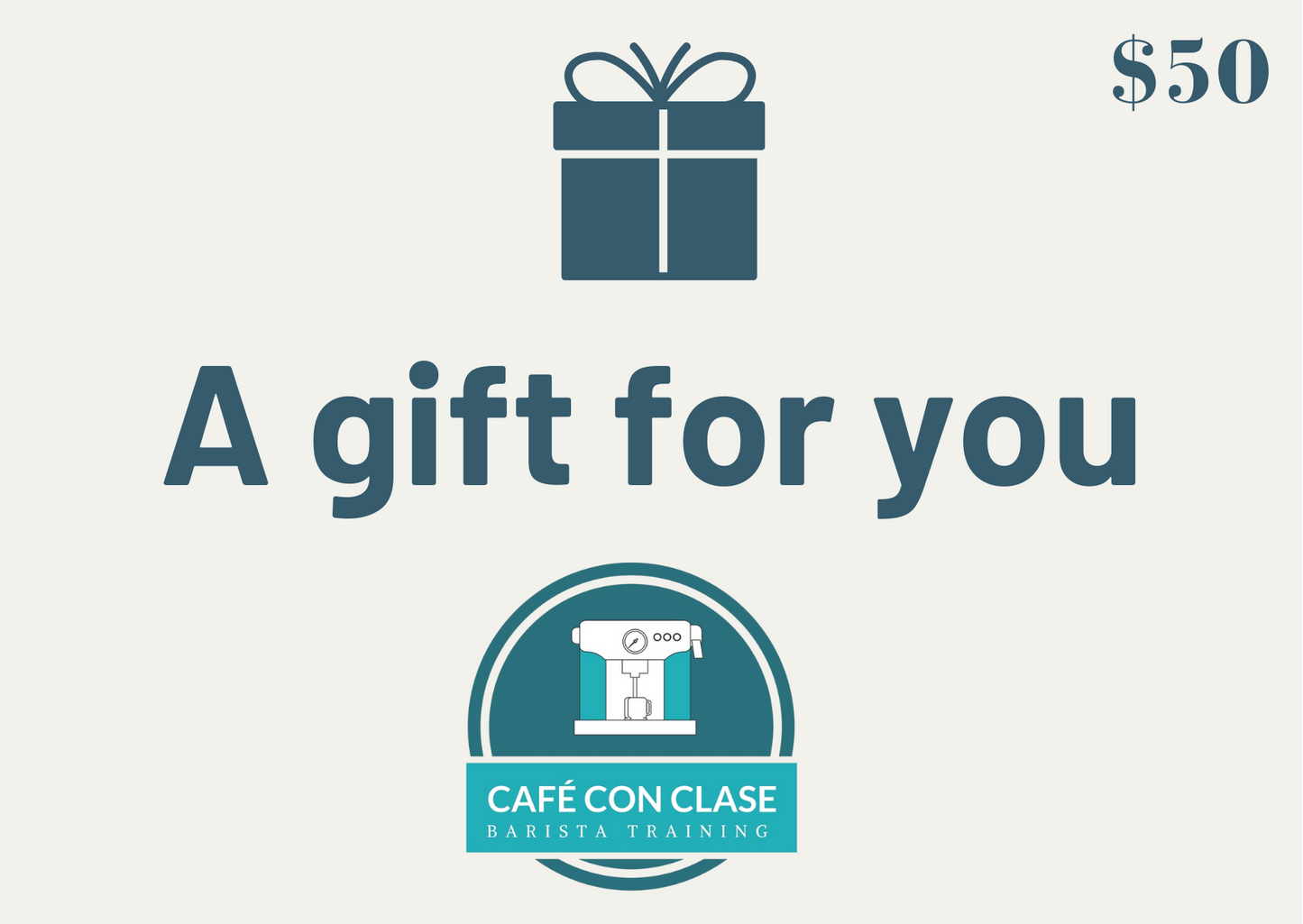 Café Con Clase Gift Card
