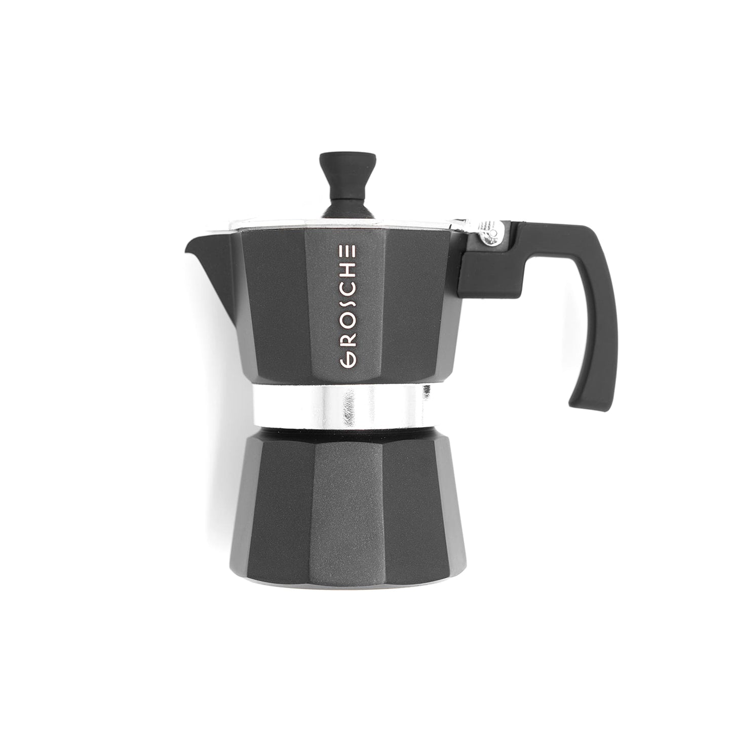 GROSCHE Milano Stovetop Espresso Maker Moka Pot 3 Espresso Cup - 5 oz,. Italian Greca