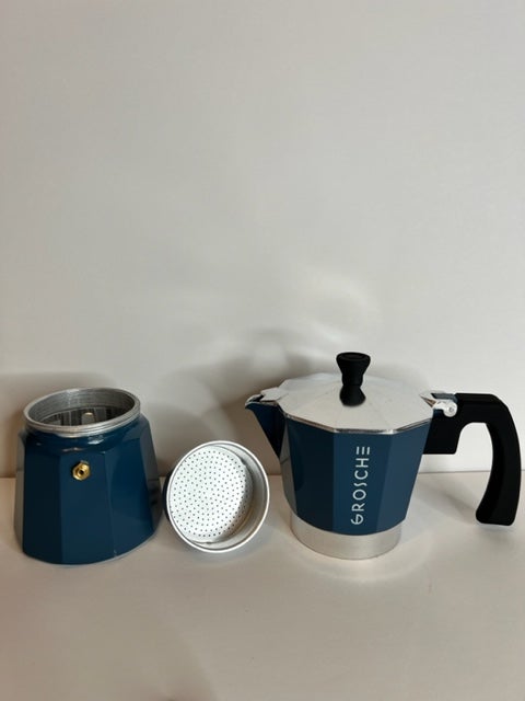 GROSCHE Milano Stovetop Espresso Maker Moka Pot 9 Espresso Cup - 15.2 oz,. Italian Greca