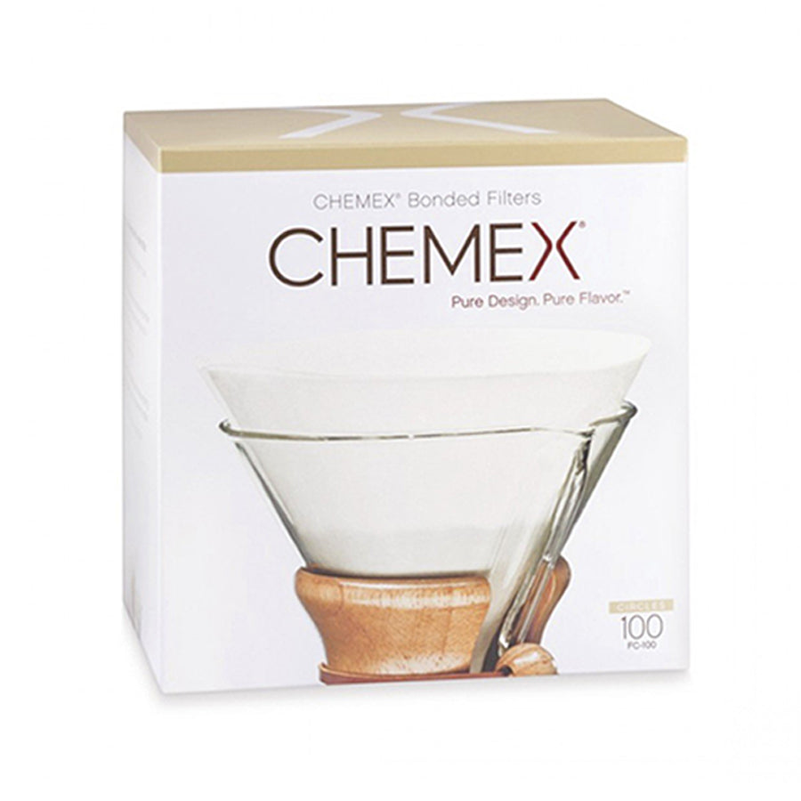 Chemex Coffee Filters 100 Pack  Square White / Natural Pre-Order