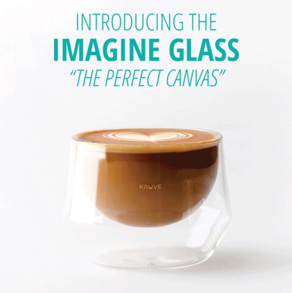 KRUVE IMAGINE Milk Latte Glasses