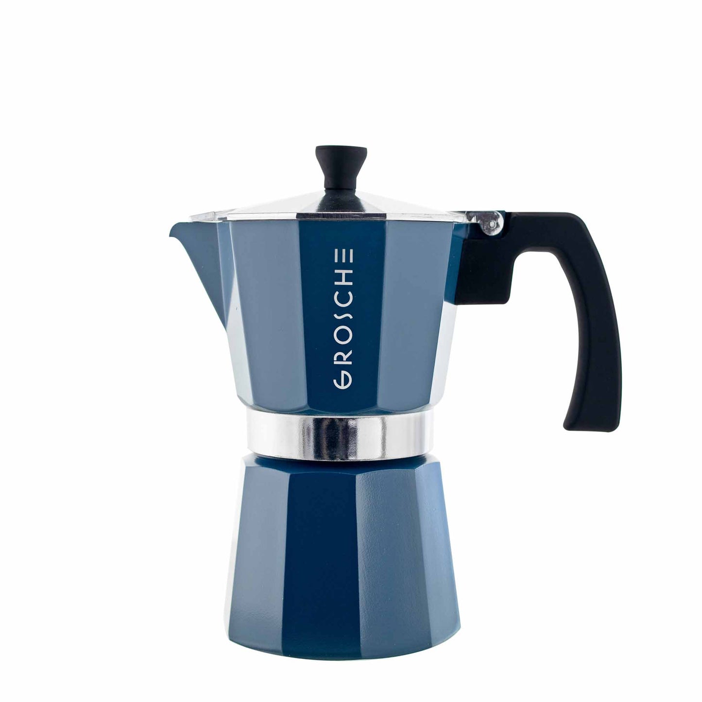 GROSCHE Milano Stovetop Espresso Maker Moka Pot 6 Espresso Cup - 9.3 oz, Italian Greca