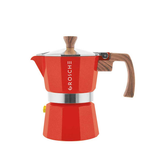 GROSCHE Milano Stovetop Espresso Maker Moka Pot 3 Espresso Cup - 5 oz,. Italian Greca